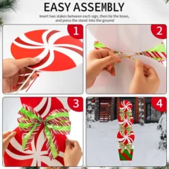 2pcs Outdoor Christmas Yard Signs With Stakes 10 2pcs Outdoor Christmas Yard Signs With Stakes -Christmas Decorations 2Pcs Candy Yard Sign 3 result 600x600 1