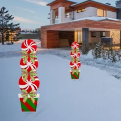 2pcs Outdoor Christmas Yard Signs With Stakes 12 2pcs Outdoor Christmas Yard Signs With Stakes -Christmas Decorations 2Pcs Candy Yard Sign 5 result 600x600 1