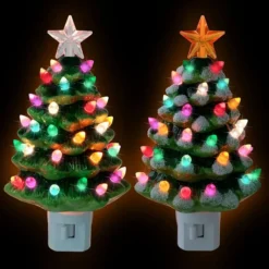2 Packs Ceramic Christmas Tree Night Light 12 2 Packs Ceramic Christmas Tree Night Light -Christmas Decorations 2Pcs Ceramic Christmas Tree Night Light 6 result 600x600 1