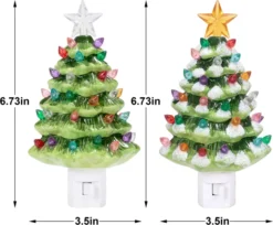 2 Packs Ceramic Christmas Tree Night Light 13 2 Packs Ceramic Christmas Tree Night Light -Christmas Decorations 2Pcs Ceramic Christmas Tree Night Light 7 result 600x495 1