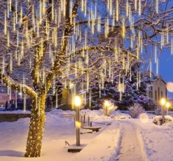 2 X 8 Tubes (12in) Christmas Icicle String Lights, Warm White 13 2 X 8 Tubes (12in) Christmas Icicle String Lights, Warm White -Christmas Decorations 2Pcs Christmas Icicle String Lights Warm White 5 600x558 1