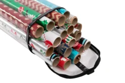 2pcs Black Christmas Clear Gift Wrap Organizer 11 2pcs Black Christmas Clear Gift Wrap Organizer -Christmas Decorations 2pcs Black Christmas Clear Gift Wrap Organizer 4 2 600x400 1