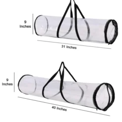 2pcs Black Christmas Clear Gift Wrap Organizer 13 2pcs Black Christmas Clear Gift Wrap Organizer -Christmas Decorations 2pcs Black Christmas Clear Gift Wrap Organizer 6 2 600x600 1