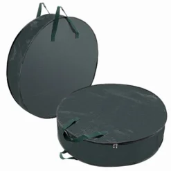 2pcs Christmas Wreath Storage Bags Container