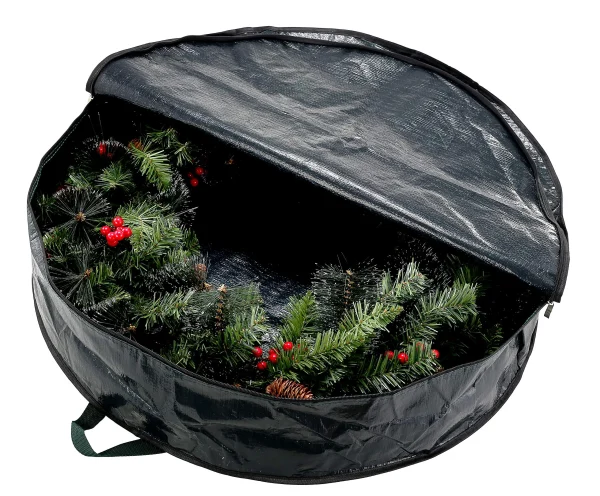 2pcs Christmas Wreath Storage Bags Container 5 2pcs Christmas Wreath Storage Bags Container - Image 3