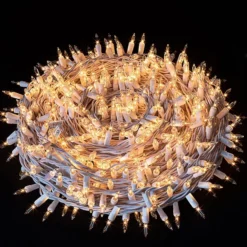 2x250 Christmas String Lights Clear White 62.25ft