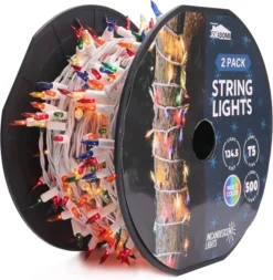 2x250 LED Multicolor Christmas String Lights 62.25ft 10 2x250 LED Multicolor Christmas String Lights 62.25ft -Christmas Decorations 2x250 LED Christmas String Lights Multicolor 3 result 600x615 1