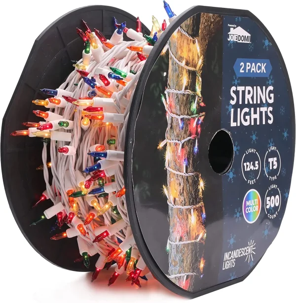 2x250 LED Multicolor Christmas String Lights 62.25ft 5 2x250 LED Multicolor Christmas String Lights 62.25ft - Image 3