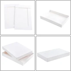 24pcs White Christmas Shirt Boxces With Lids 12 24pcs White Christmas Shirt Boxces With Lids -Christmas Decorations 3 Mixed Sized Gift Boxes 24 Pcs 5 result 600x601 1