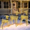 3Pcs Christmas Yard Lights 5ft Buck, 4ft Doe, 3ft Fawn With Wreath 2 3Pcs Christmas Yard Lights 5ft Buck, 4ft Doe, 3ft Fawn With Wreath -Christmas Decorations 3 Pcs LED Yard Lights Fabric 5ft Buck 4ft Doe and 3ft Fawn with Wreath Gold 7 600x600 1