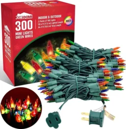 3x100 Multi Color Christmas Lights 64.3ft 10 3x100 Multi Color Christmas Lights 64.3ft -Christmas Decorations 3 Set of 100 Count Multi Color Christmas Lights 2 result 600x614 1