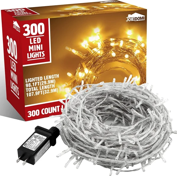 300 LED Warm White Led Christmas Lights 107.9ft 4 300 LED Warm White Led Christmas Lights 107.9ft - Image 2