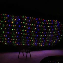 300 LED Multicolor Christmas Net Lights 6.5x15ft -Christmas Decorations 300 LED Christmas Net Lights Multicolor 7 600x600 1