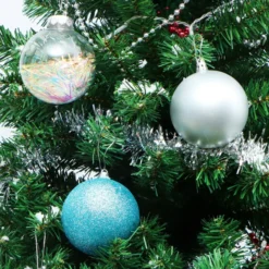 30pcs Blue, White And Silver Christmas Ball Ornaments 13 30pcs Blue, White And Silver Christmas Ball Ornaments -Christmas Decorations 30Pcs Assorted Style Ball Ornaments Blue White Silver 3 6 result 600x600 1