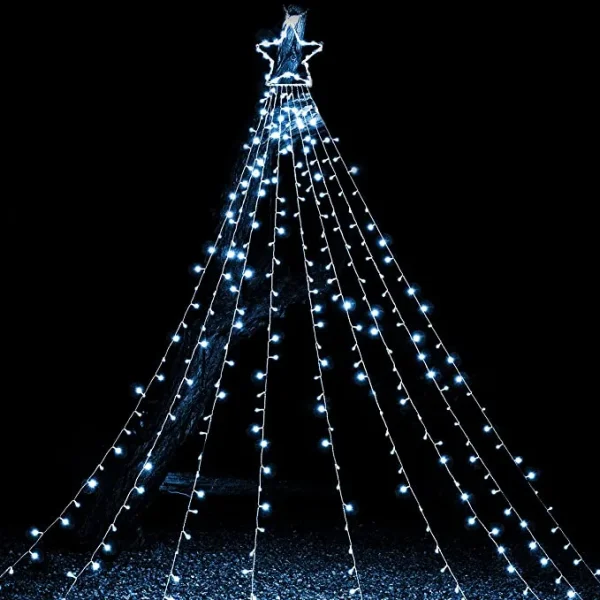 335 LED Warm White Star String Lights 16.4ft 3 335 LED Warm White Star String Lights 16.4ft