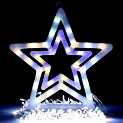 345 LED 8 Lighting Modes Waterfall Lights 16.4ft -Christmas Decorations 345 LED 8 Lighting Modes Waterfall Lights 2 600x600 1