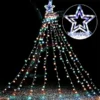 345 LED 8 Lighting Modes Waterfall Lights 16.4ft 1 345 LED 8 Lighting Modes Waterfall Lights 16.4ft -Christmas Decorations 345 LED 8 Lighting Modes Waterfall Lights 5 600x600 1