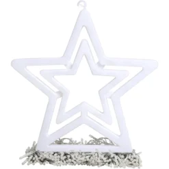 345 LED 8 Lighting Modes Waterfall Lights White 16.4ft -Christmas Decorations 345 White LED 8 Lighting Modes Waterfall Lights 16 1