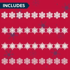 36pcs White Glitter Snowflake Christmas Ornaments 13 36pcs White Glitter Snowflake Christmas Ornaments -Christmas Decorations 36Pcs White Snowflake Ornaments Christmas 1 600x600 1