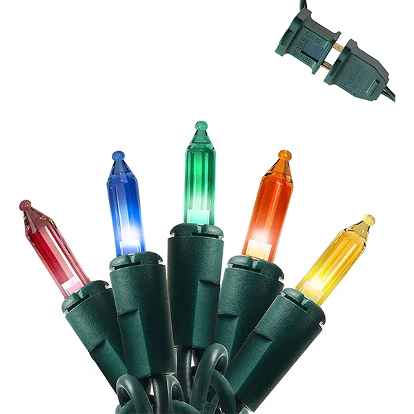 3x100 LED Multicolor Led Christmas Green Wire String Lights 26.25ft 4 3x100 LED Multicolor Led Christmas Green Wire String Lights 26.25ft - Image 2