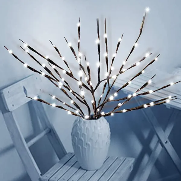 3Pcs Branch Lights, White 29in 4 3Pcs Branch Lights, White 29in - Image 2