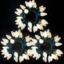 3x25 LED Warm White C9 Led Christmas String Lights 10 3x25 LED Warm White C9 Led Christmas String Lights -Christmas Decorations 3Pcs 25 LED Count Christmas String Lights 16 2 600x600 1