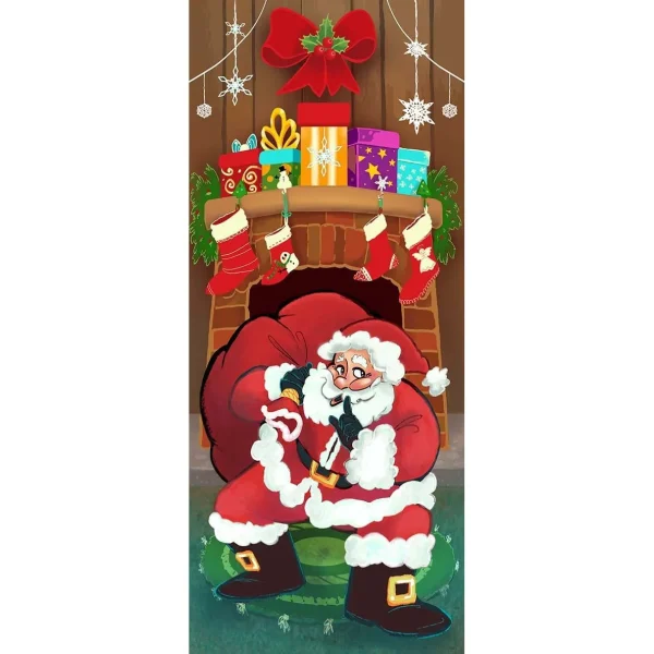 3Pcs Night Santa Door Cover 72in 5 3Pcs Night Santa Door Cover 72in - Image 3