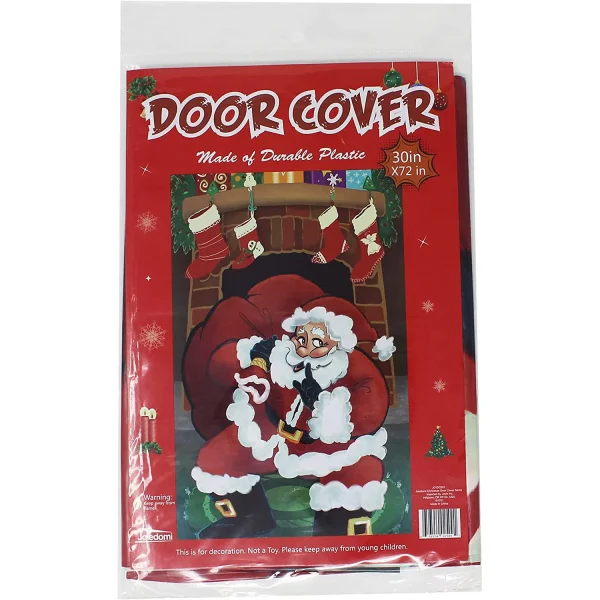3Pcs Night Santa Door Cover 72in 6 3Pcs Night Santa Door Cover 72in - Image 4
