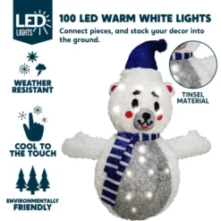 3ft 100 LED Collapsible Bear Yard Light 10 3ft 100 LED Collapsible Bear Yard Light -Christmas Decorations 3ft 100 LED Collapsible Bear Yard Light 2 600x600 1