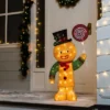 50-Count LED Warm White Tinsel Christmas Gingerbread Man 1 50-Count LED Warm White Tinsel Christmas Gingerbread Man -Christmas Decorations 3ft Tinsel Gingerbread Man Christmas Yard Light 2 600x400 1