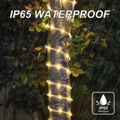 120 LED Rope Light With Remote Control 46ft -Christmas Decorations 46ft 120 Count LED Rope Light with Remote Control 2 result 600x600 1