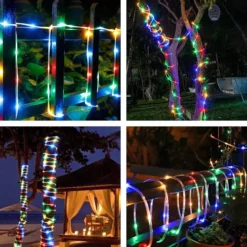 2x120 LED Multicolor Rope Light 46ft 13 2x120 LED Multicolor Rope Light 46ft -Christmas Decorations 46ft 120 LED Rope Light Multicolor 2Pcs 6 result 600x600 1