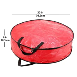 Christmas Tree Bag 48in And Wreath Storage Bag 30in -Christmas Decorations 48 Christmas Tree and 30 Wreath Storage Red 3 600x600 1