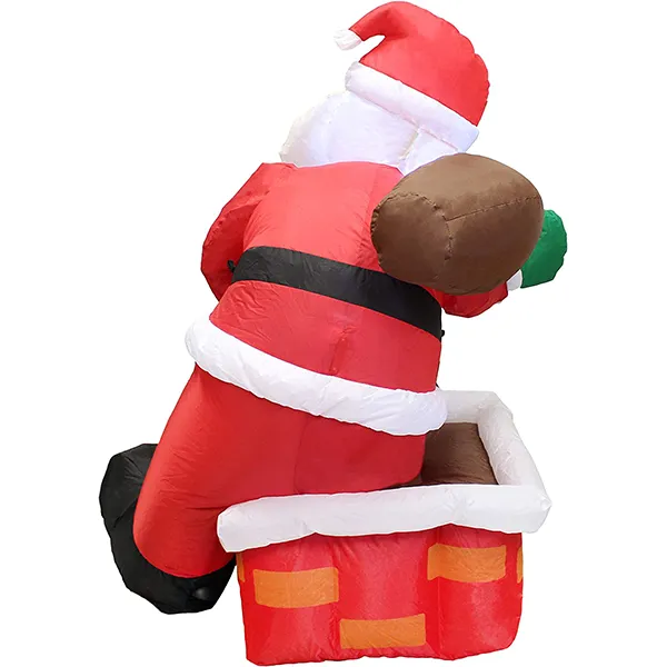 4ft Inflatable Rooftop Santa Claus Carry Gift Bag 5 4ft Inflatable Rooftop Santa Claus Carry Gift Bag - Image 3