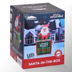 4ft Inflatable LED Santa In The Box 13 4ft Inflatable LED Santa In The Box -Christmas Decorations 4ftTall Inflatable Santa in The Box 6 result 600x600 1