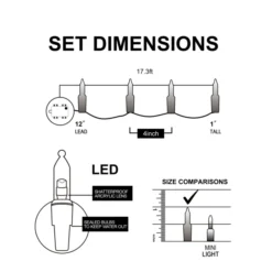 50 LED Clear White Led Christmas Lights 11 50 LED Clear White Led Christmas Lights -Christmas Decorations 50 Clear LED Green Wire String Lights 4 result 600x600 1
