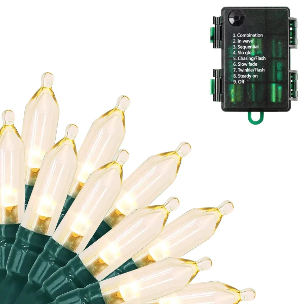 50 LED Clear White Led Christmas Lights 7 50 LED Clear White Led Christmas Lights - Image 5