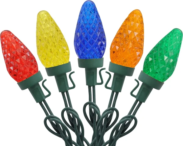 50 LED C9 Multicolor Christmas Light 26.25ft 5 50 LED C9 Multicolor Christmas Light 26.25ft - Image 3
