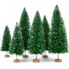 6pcs Mini Snow Frosted Artificial Christmas Trees 1 6pcs Mini Snow Frosted Artificial Christmas Trees -Christmas Decorations 6Pcs Artificial Mini Christmas Tree 1 result 600x600 1
