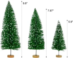 6pcs Mini Snow Frosted Artificial Christmas Trees -Christmas Decorations 6Pcs Artificial Mini Christmas Tree 6 result 600x481 1