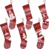 6pcs Knit Christmas Stockings Decoration 2 6pcs Knit Christmas Stockings Decoration -Christmas Decorations 6Pcs Knit Christmas Stockings 1 600x596 1