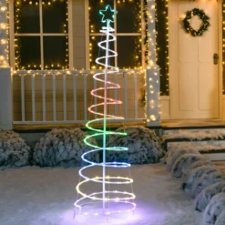 6ft 135 LED Smart Animated Lightshow Spiral Christmas Tree 10 6ft 135 LED Smart Animated Lightshow Spiral Christmas Tree -Christmas Decorations 6ft 135 LED Smart Animated Lightshow Spiral Christmas Tree 3 scaled 600x600 1