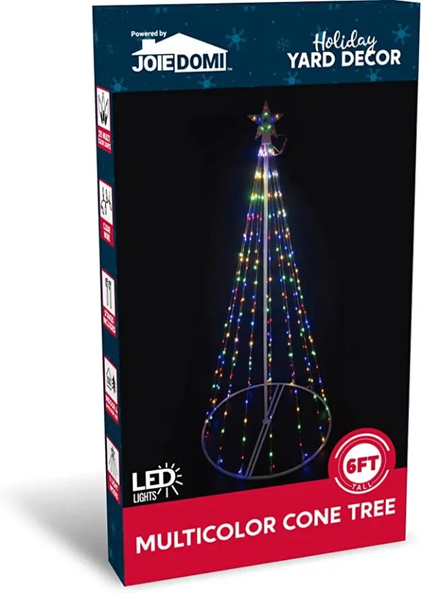 6ft 275 LED Animated Lightshow Cone Christmas Tree 8 6ft 275 LED Animated Lightshow Cone Christmas Tree - Image 6