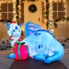 6ft LED Blue Christmas Inflatable Dragon Guarding Gift 1 6ft LED Blue Christmas Inflatable Dragon Guarding Gift -Christmas Decorations 6ft Inflatable LED Christmas Dragon Guarding Gift 7 600x600 1