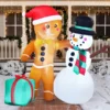 6ft Inflatable LED Gingerbread Man With Snowman 1 6ft Inflatable LED Gingerbread Man With Snowman -Christmas Decorations 6ft Inflatable LED Gingerbread Man with Snowman 2 结果 600x600 1