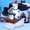 6ft Inflatable LED Polar Bear Sledding With A Penguin 2 6ft Inflatable LED Polar Bear Sledding With A Penguin -Christmas Decorations 6ft Inflatable LED Polar Bear Sledding with a Penguin 1 result 600x600 1