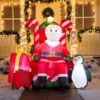 6ft Inflatable LED Santa Claus Decoration 1 6ft Inflatable LED Santa Claus Decoration -Christmas Decorations 6ft Inflatable LED Santa Claus Decoration 7 600x600 1
