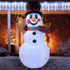 6ft Tall LED Inflatable Snowman Decoration 1 6ft Tall LED Inflatable Snowman Decoration -Christmas Decorations 6ft LED Tall Snowman Inflatables Decoration 1 result 600x600 1