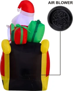 6ft Long LED Inflatable Unicorn Pulling Sleigh 11 6ft Long LED Inflatable Unicorn Pulling Sleigh -Christmas Decorations 6ft Long LED Inflatable Unicorn Pulling Sleigh 4 result 600x749 1