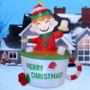 6ft Tall LED Inflatable Elf Mug -Christmas Decorations 6ft Tall LED Inflatable Elf Mug 1 result 600x600 1